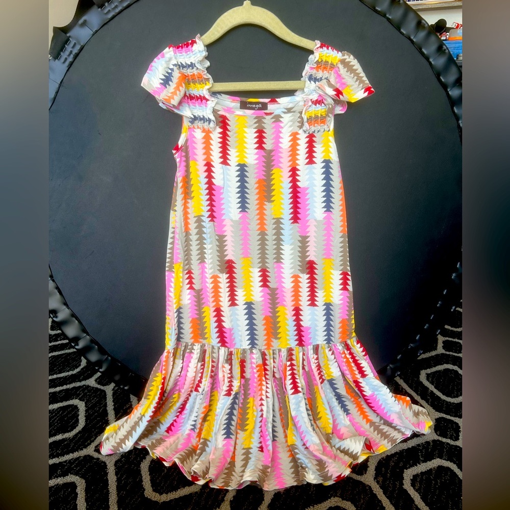 Imoga colorful tank dress girls size 6